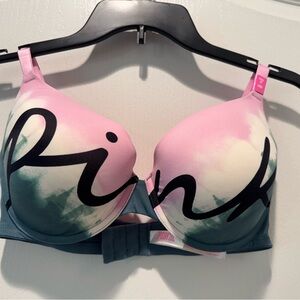 PINK Victoria's Secret Pink and Green Bra Intimates